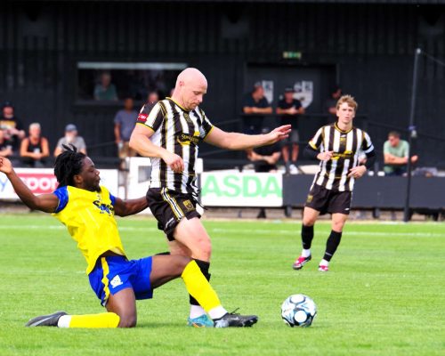 Tom Tonks in the middle of the action